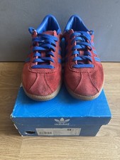 Mens Vintage Adidas Rouge Trainers (2014) Uk 8 Terraces Casuals