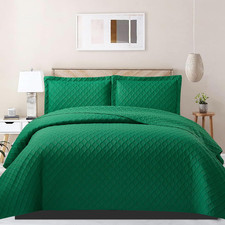 3 Piece Quilted Bed Throw