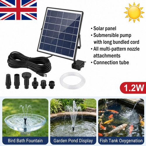 Garden solar water pond - garden,