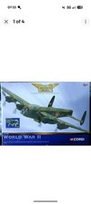 CORGI AVIATION AA32608 AVRO LANCASTER B MKIII 617 DAMBUSTERS, WORKING SPOTLIGHTS