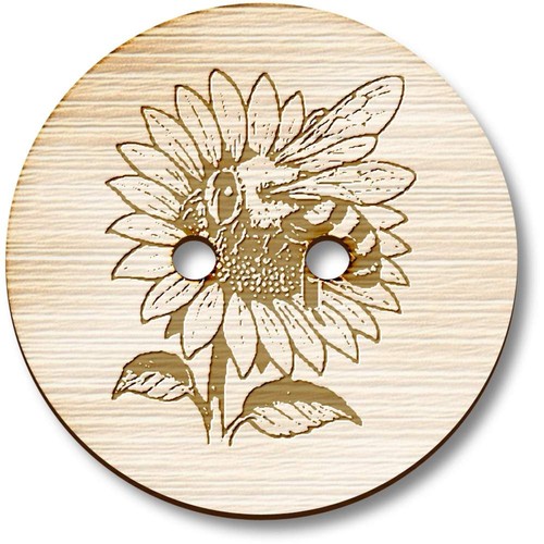 Bee pollinating sunflower - 'bee,