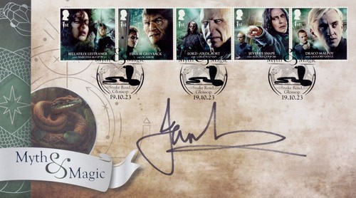 Harry potter stamps signed - potter,