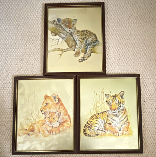 Set brown woodgrain - 3,
