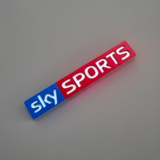 Sky sports style wall sign - sky,