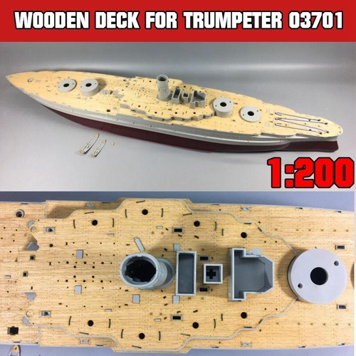 Wooden deck kits for - kits, trumpeter