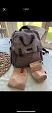 Babymel Backpack Changing bag (light grey)