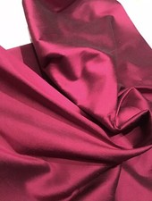 100% SILK DUPION DARK MAGENTA