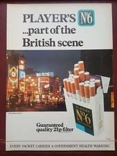 Players No.6 "Part of The British Scene" Cigarette 1970's Magazine Advert #B7333
