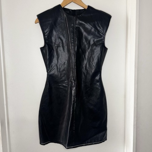 Zara faux leather - leather, dress