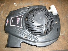 Briggs & Stratton 500e OHV lawnmower engine recoil starter.