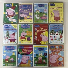Peppa Pig DVD Bundle Job Lot 12x Disc Region 2 Children’s Collection Set USED