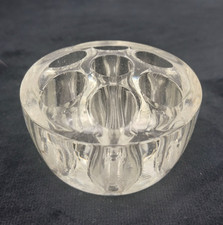 Vintage Clear Glass Flower