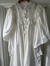 Antique White Cotton Lace Long