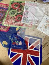 A Job Lot Of Interesting Vintage Pocket Squares From The 20’s-70’s