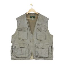 Orvis Fishing Gilet Mens Size XL Green Outdoor Travel Multi-Pocket Zip