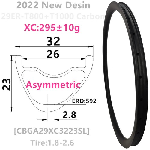 29er mtb asymmetric mountain - 29er,