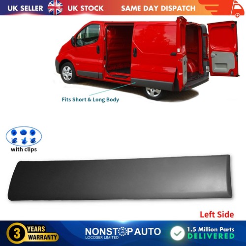 Left door side trim panel - side,