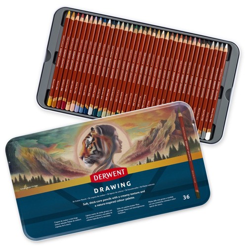 Derwent drawing pencils tin - derwent,