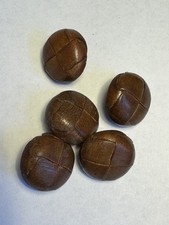 Vintage Real Leather Buttons