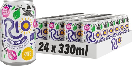 Rio tropical soft drink - drink, can