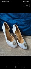 Ivory Satin Wedding Shoes Size