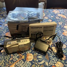 Olympus Camedia C-420L 0.8MP Compact Digital Camera Silver Tested