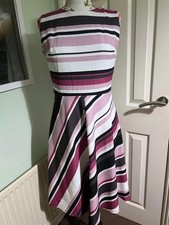 Kaleidoscope White/Pink Dress