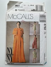 Vintage sewing patter (1997) cut: bolero, dress and jumpsuit, size 8 UK