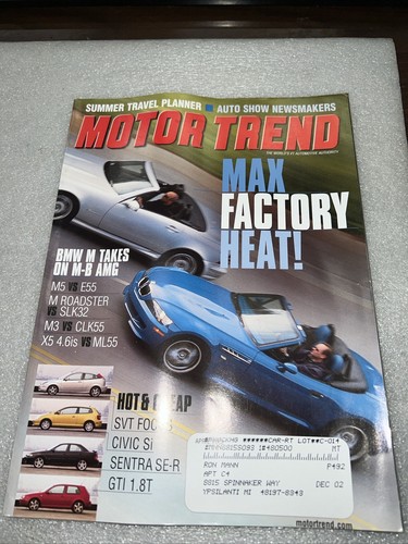 Motor trend magazine - motor,