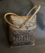 antique pasiking ifugao phillippino bamboo tribal backpack Style Bag