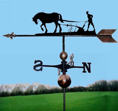 Shire horse plough - &,