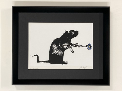 Blek rat screen - rat, print