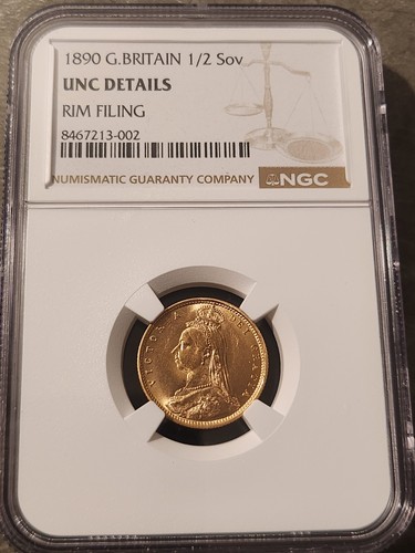 1890 victoria gold 2 - victoria, 1/2