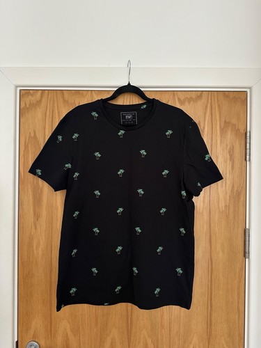 Black palm tree - palm, t-shirt