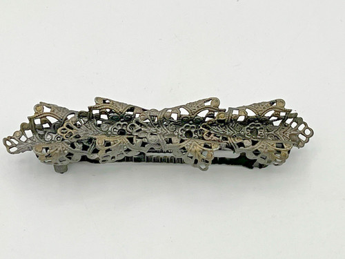 Vintage art deco barrette - deco,