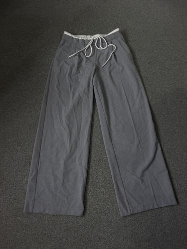 Zara grey wide - grey, wide-leg