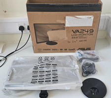 NEW ASUS VA249 23.8" FHD LED Eye Care Monitor 75Hz HDMI Display - Black
