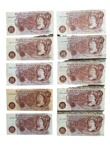 Ten shilling note fforde - ten,