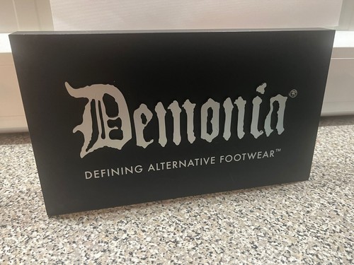 Demonia shoes retail display - demonia,