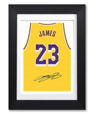 LEBRON JAMES LA LAKERS SIGNED