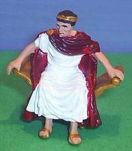 Toy soldiers tin - roman, emperor