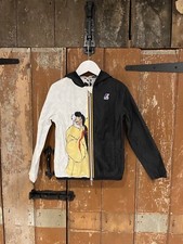 K-Way Disney Jacket Coat Hooded 101 Dalmatians Black White Kids Girls Size 8