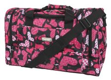 Hi Tec Ladies 18" Hearts Holdall Gym PE Weekend Duffle Overnight Travel Bag New