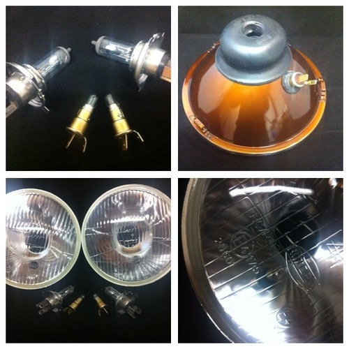 Classic mini sealed beam - 7",