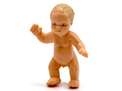 Baby dolls house miniature - baby,,
