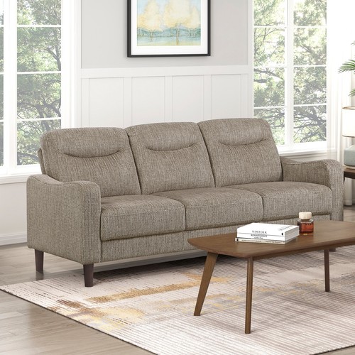 Contemporary brown chenille - brown,
