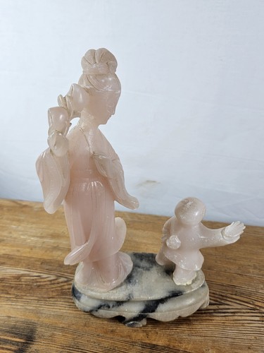 Vintage chinese pink hardstone - chinese,