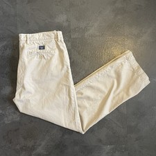 Gant Mens Chinos New Haven Beige W36 L32 Zip Fly Trousers