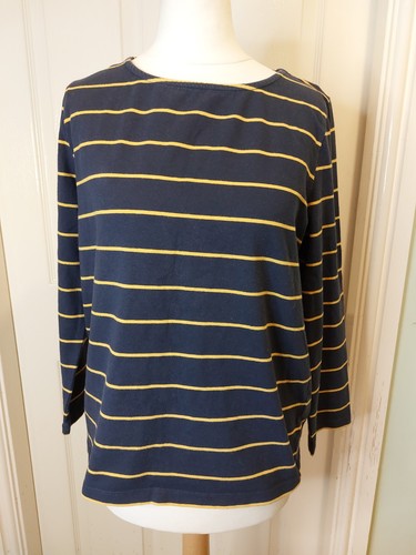 Ladies jaeger stripped top - ladies,