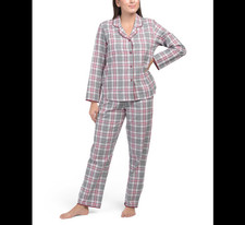 Pajama Set Sz M 100% Cotton